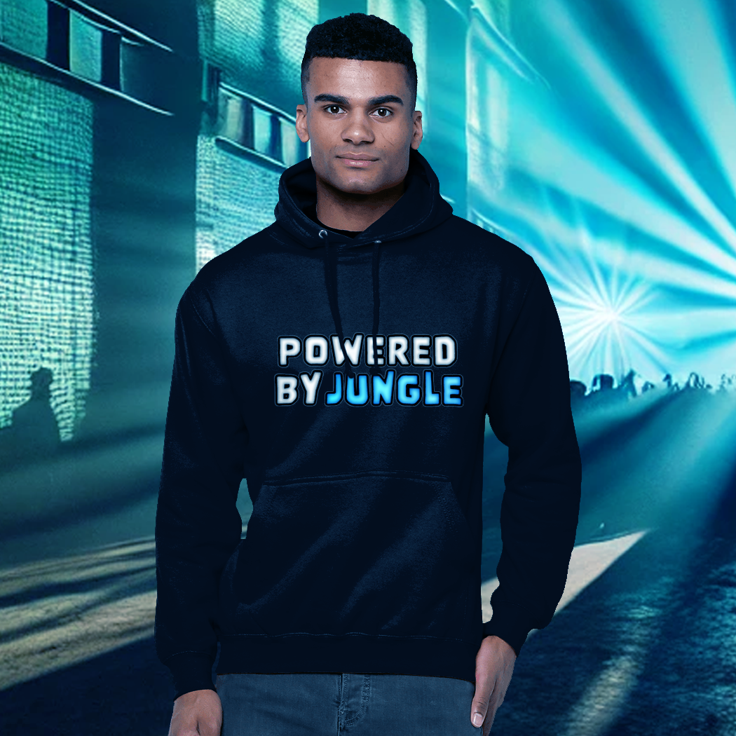 POWERED BY JUNGLE Hoodie - Blue