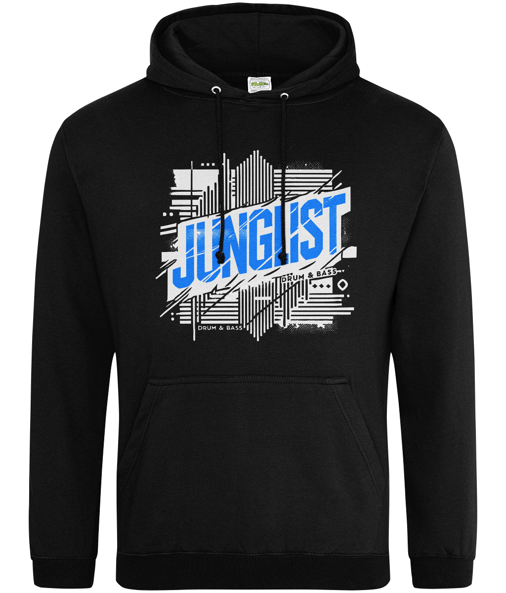 Junglist Hoodie - White/Blue