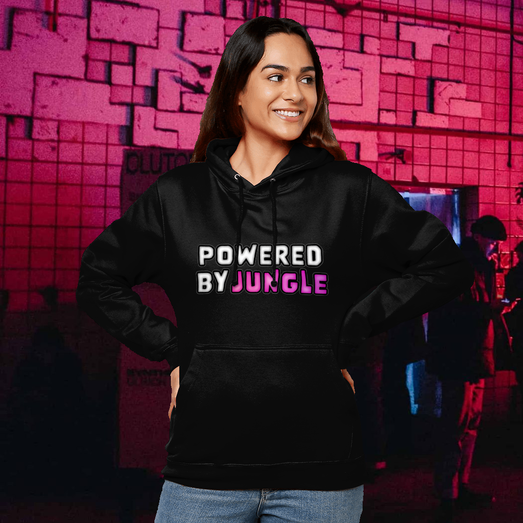 POWERED BY JUNGLE Hoodie - Pink